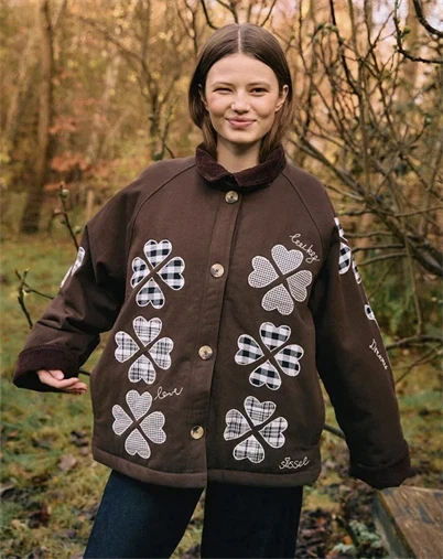 Sissel Edelbo - Lillibeth Jakke - Checked Brown